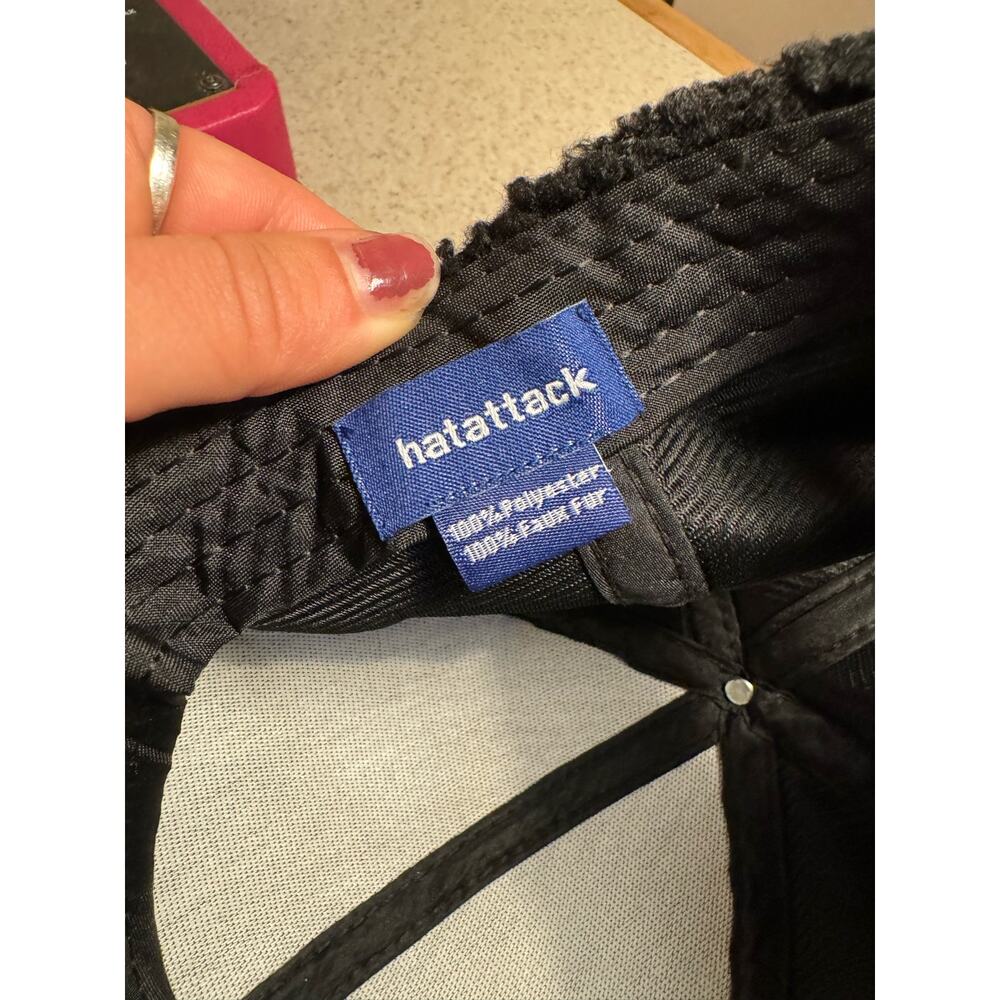 Faux Fur Hat Attack Baseball Cap - image 3